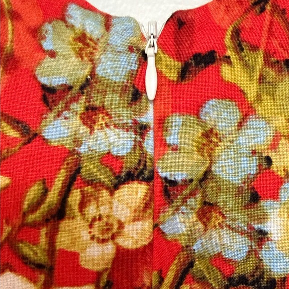 Premise Red Floral Mini Dress - Picture 5 of 7